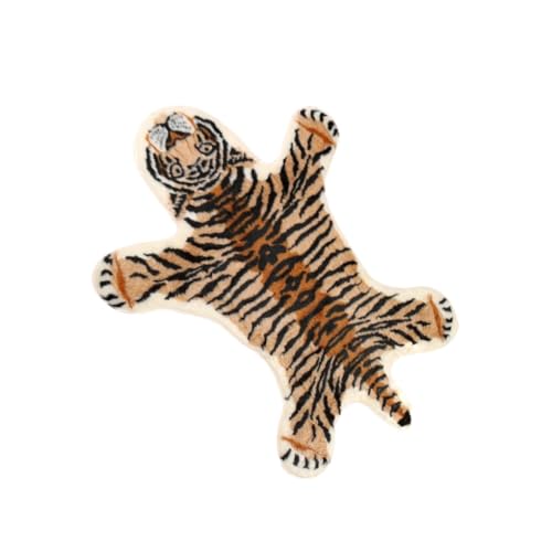 INOOMP rutschfeste Tiger Muster Bodenmatte Weicher Bequemer Wohnzimmerteppich mit Antirutschbeschichtung Druckverteilend für Schlafzimmer und Kinderzimmer INOOMP rutschfeste Tiger Muster Bodenmatte Weicher Bequemer Wohnzimmerteppich mit Antirutschbeschichtung Druckverteilend für Schlafzimmer und Kinderzimmer von INOOMP
