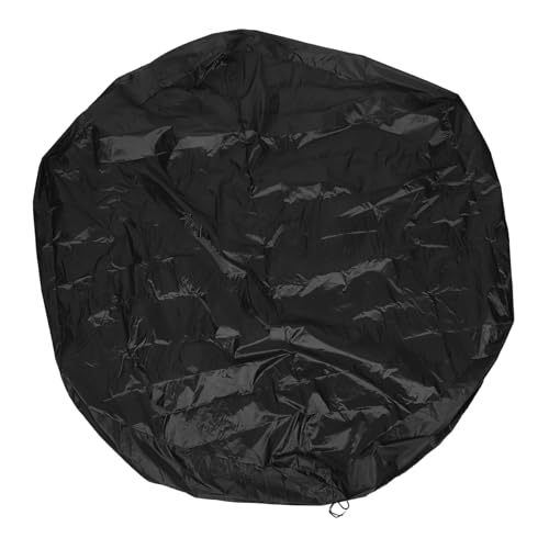 INOOMP wasserdichte Sonnenschand kleine Badewannenabdeckung Sandkastenüberdachung Sandkastenschutz Schwimmbadabdeckung Schutzabdeckung für Pool Schutzhülle Polyester (Polyester) Schwarz von INOOMP