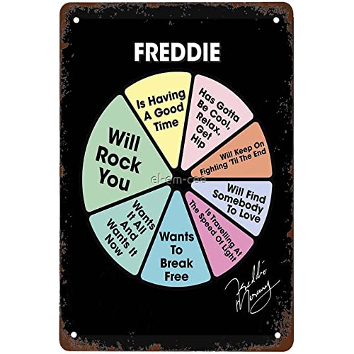 Lustiges 80er Jahre Musik Retro Lyrics Freddie Mercury Tortendiagramm Schilder Wanddekoration Vintage Metall Blechschild Kunst Poster Spaß Cafe Garage Büro Küche Männerhöhle Badezimmer Schild Lustiges 80er Jahre Musik Retro Lyrics Freddie Mercury Tortendiagramm Schilder Wanddekoration Vintage Metall Blechschild Kunst Poster Spaß Cafe Garage Büro Küche Männerhöhle Badezimmer Schild von INORVO