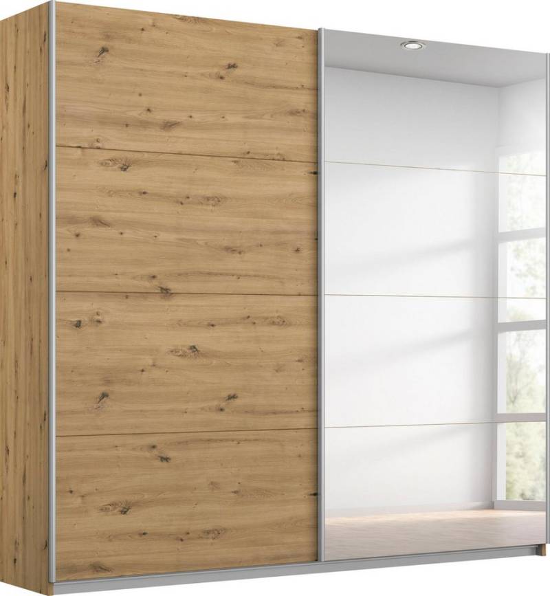 INOSIGN BY RAUCH Schwebetürenschrank Kleiderschrank Schrank Garderobe Schlafzimmerschrank THANOS (in 3 verschiedenen Ausstattungen BASIC/CLASSIC/PREMIUM) Optional mit Spiegel, Metall-Griffleisten alufarben MADE IN GERMANY von INOSIGN BY RAUCH