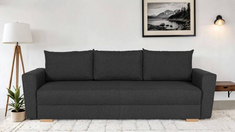 Home affaire 3-Sitzer MAGHERA Schlafsofa mit Bettkasten, in hochwertiger Verarbeitung, mit Wellenunterfederung, pflegeleicht Material, B/H/T 230/92,5/79 cm Home affaire 3-Sitzer MAGHERA Schlafsofa mit Bettkasten, in hochwertiger Verarbeitung, mit Wellenunterfederung, pflegeleicht Material, B/H/T 230/92,5/79 cm von Home affaire