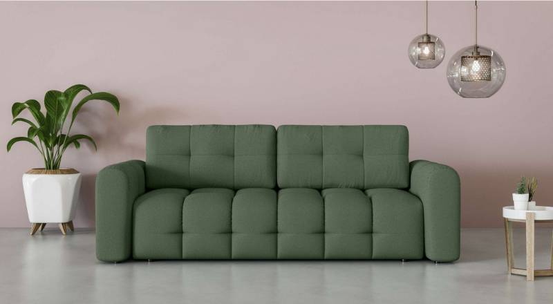 INOSIGN 3-Sitzer Manilla, wahlweise mit Bettfunktion, B/T/H 265/117/91 cm, mit Wellenunterfederung, in verschiedenen Materialien und Farben INOSIGN 3-Sitzer Manilla, wahlweise mit Bettfunktion, B/T/H 265/117/91 cm, mit Wellenunterfederung, in verschiedenen Materialien und Farben von INOSIGN