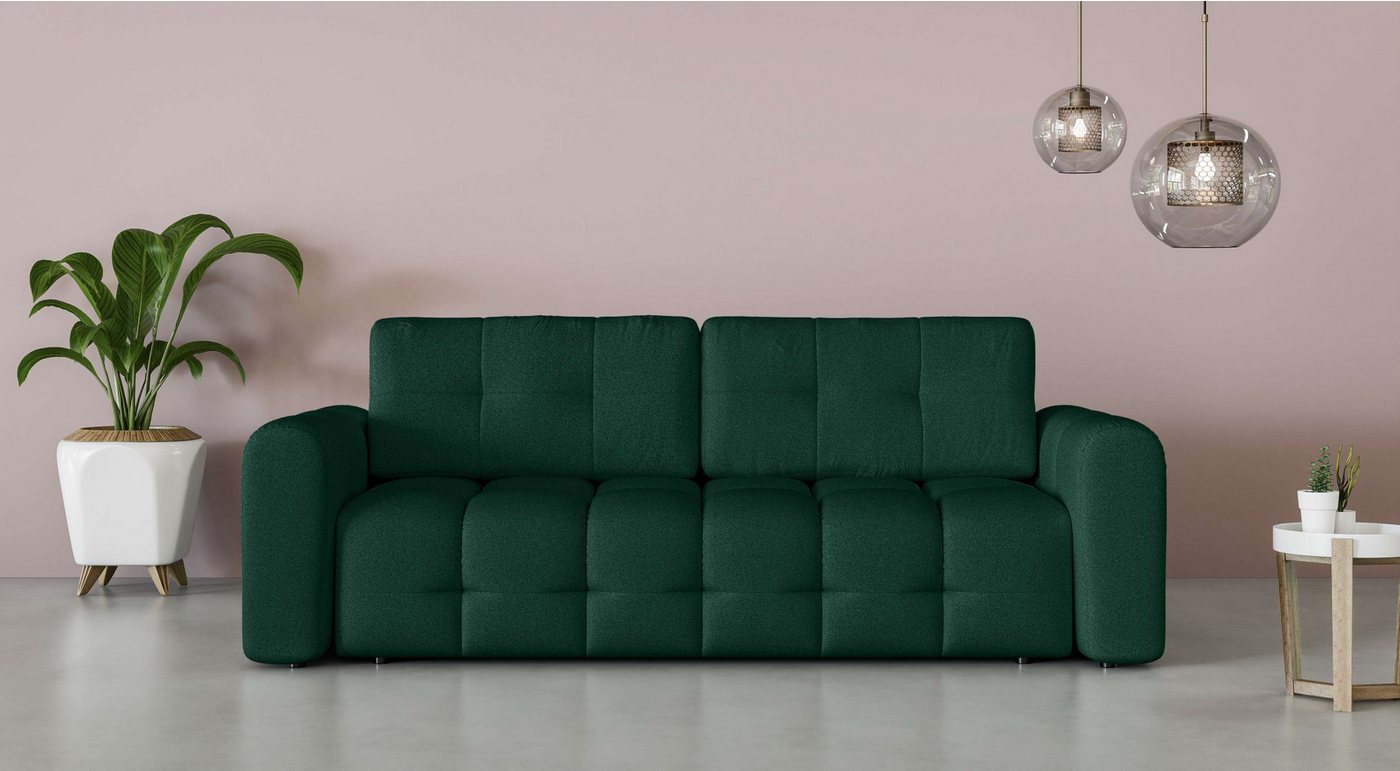 INOSIGN 3-Sitzer Manilla, wahlweise mit Bettfunktion, B/T/H 265/117/91 cm, mit Wellenunterfederung, in verschiedenen Materialien und Farben INOSIGN 3-Sitzer Manilla, wahlweise mit Bettfunktion, B/T/H 265/117/91 cm, mit Wellenunterfederung, in verschiedenen Materialien und Farben von INOSIGN