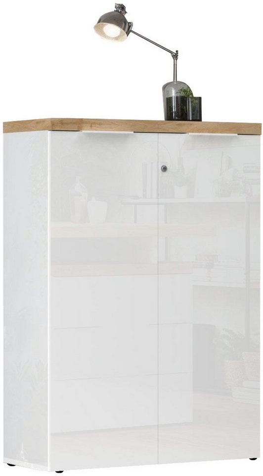 INOSIGN Aktenschrank Easy H 115 cm, Büroschrank, Mehrzweckschrank mit 2 Türen Metallgriffe, Top 38 mm stark INOSIGN Aktenschrank Easy H 115 cm, Büroschrank, Mehrzweckschrank mit 2 Türen Metallgriffe, Top 38 mm stark von INOSIGN