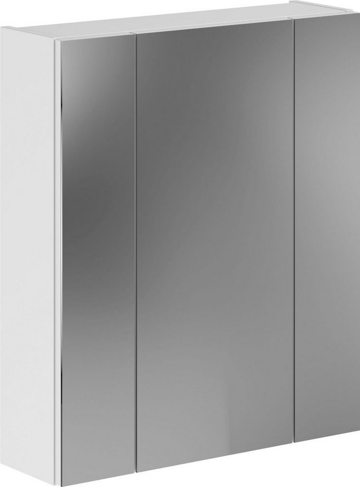 INOSIGN Badezimmerspiegelschrank Malmö, Breite 60 cm, 3 Spiegeltüren, 9 Fächer, 6 Einlegeböden in verschiedenen Farben erhältlich, Badmöbel, Spiegel, Badschrank, Bad von INOSIGN