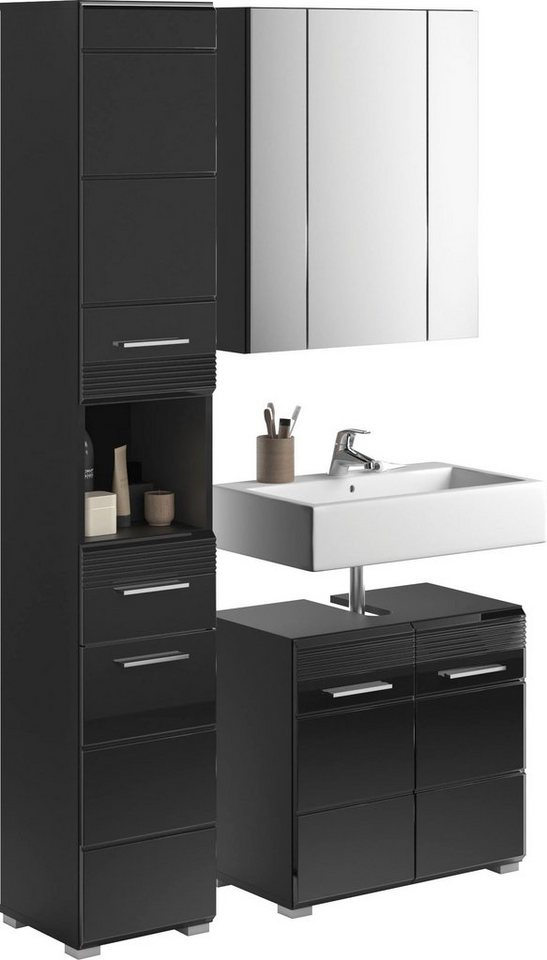 INOSIGN Badmöbel-Set Malmö, 3 teilig, bestehend aus:, (Set, 3-St), Badmöbel, 3-tlg. von INOSIGN