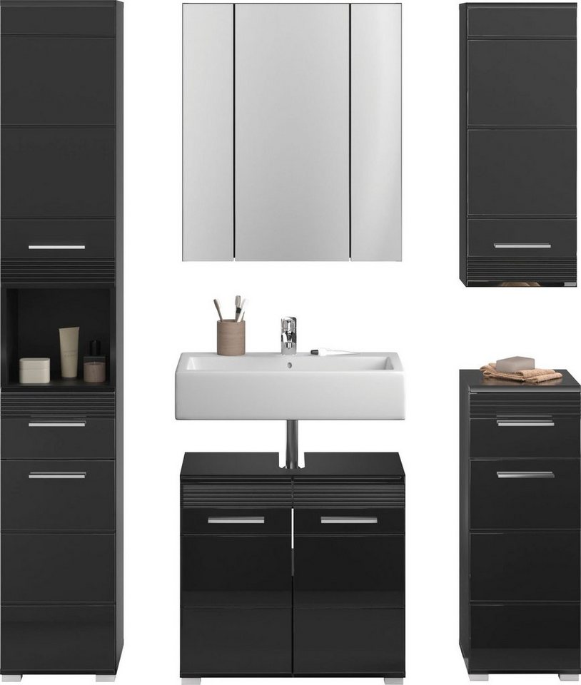 INOSIGN Badmöbel-Set Malmö, 5 teilig, bestehend aus:, (Set, 5-St), Badmöbel, 5-tlg von INOSIGN