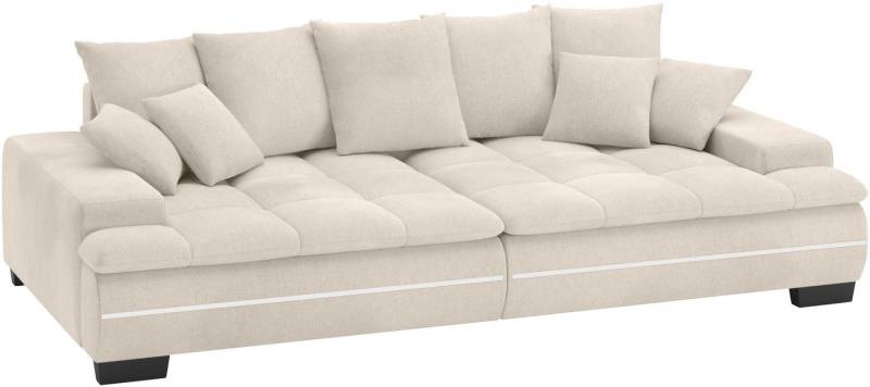 Mr. Couch Big-Sofa Haiti II RGB-LED, RGB-LED Beleuchtung, mit Handwerklich gearbeiteter Komfort-Steppung von Mr. Couch