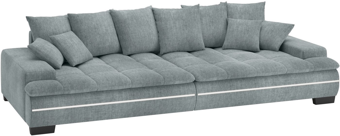 Mr. Couch Big-Sofa Haiti II RGB-LED, RGB-LED Beleuchtung, mit Handwerklich gearbeiteter Komfort-Steppung von Mr. Couch