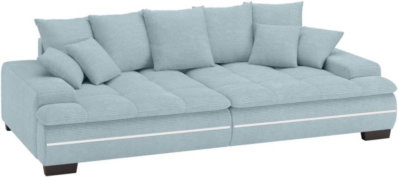 Mr. Couch Big-Sofa Haiti II RGB-LED, RGB-LED Beleuchtung, mit Handwerklich gearbeiteter Komfort-Steppung von Mr. Couch