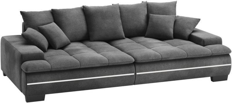 Mr. Couch Big-Sofa Haiti II RGB-LED, RGB-LED Beleuchtung, mit Handwerklich gearbeiteter Komfort-Steppung von Mr. Couch