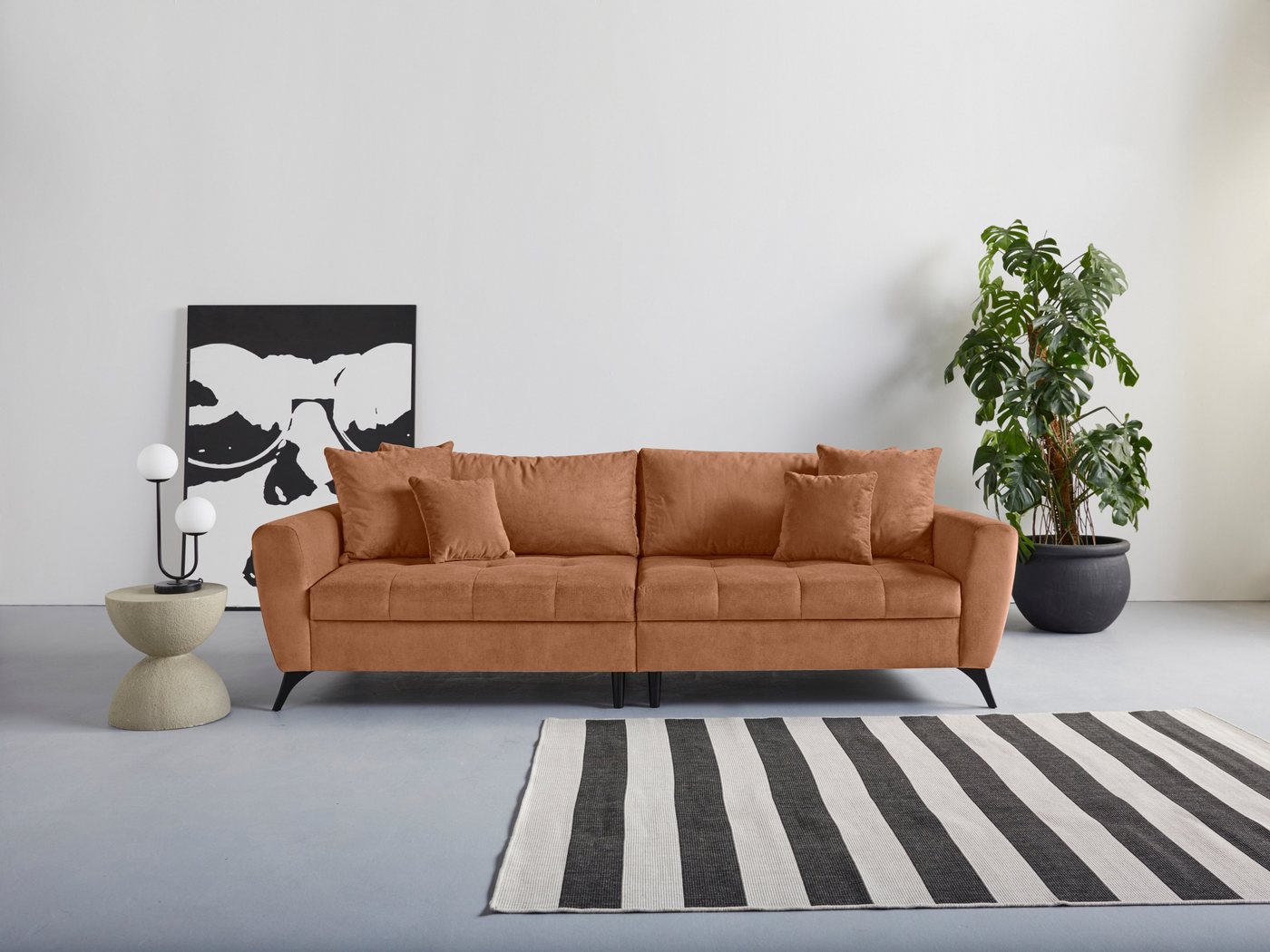 INOSIGN Big-Sofa Lörby, Belastbarkeit bis 140kg pro Sitzplatz, auch mit Aqua clean-Bezug von INOSIGN