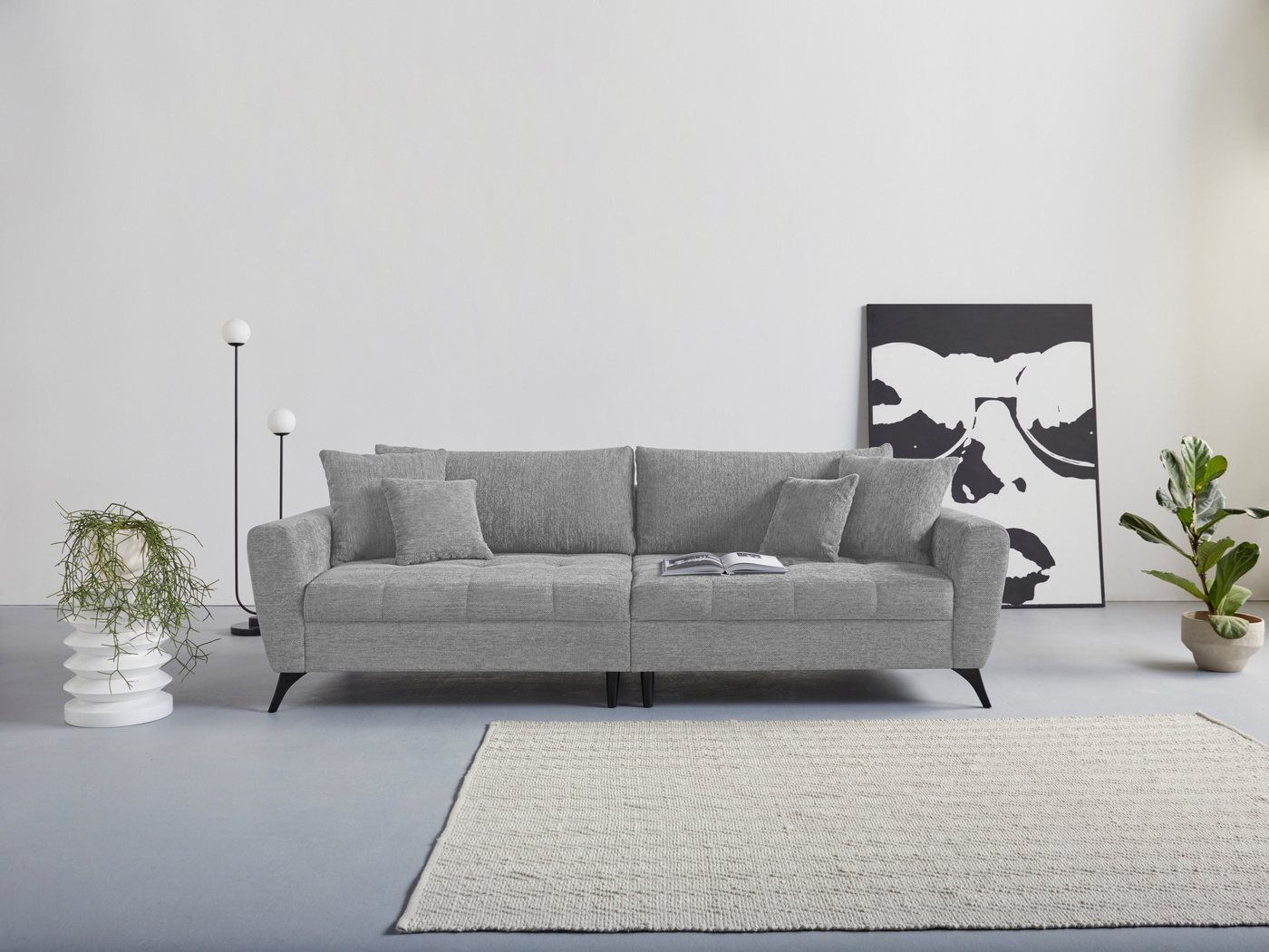 INOSIGN Big-Sofa Lörby, Belastbarkeit bis 140kg pro Sitzplatz, auch mit Aqua clean-Bezug von INOSIGN