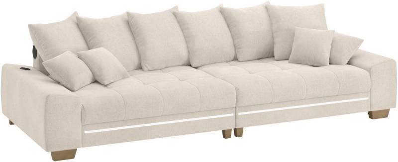 Mr. Couch Big-Sofa Nikita II, RGB-LED, Bluetooth-Soundsystem, wahlweise mit Kaltschaum von Mr. Couch
