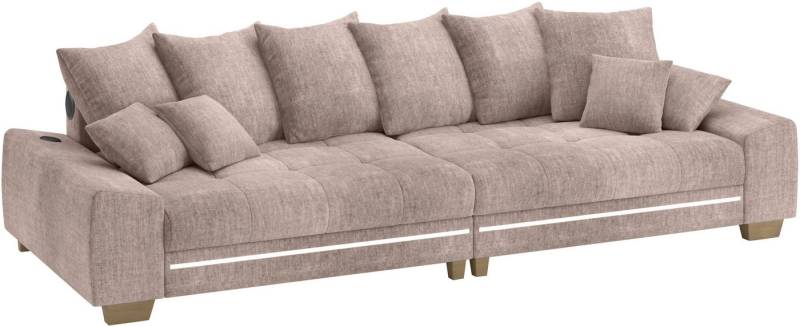 Mr. Couch Big-Sofa Nikita II, RGB-LED, Bluetooth-Soundsystem, wahlweise mit Kaltschaum von Mr. Couch