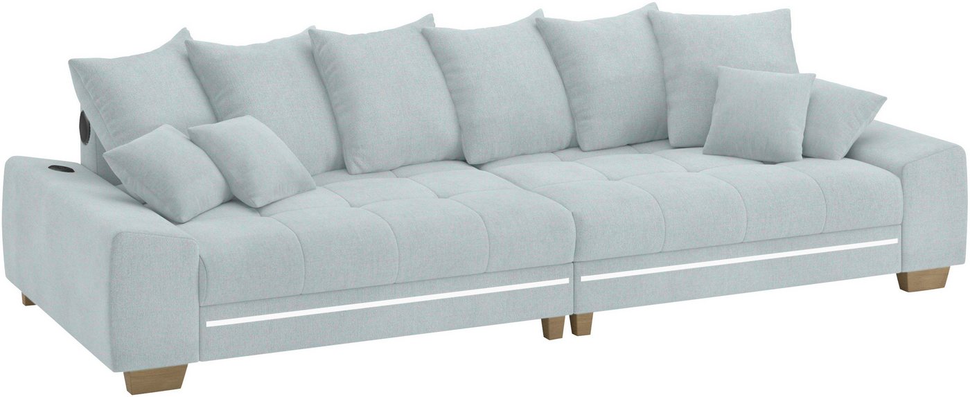 Mr. Couch Big-Sofa Nikita II, RGB-LED, Bluetooth-Soundsystem, wahlweise mit Kaltschaum von Mr. Couch