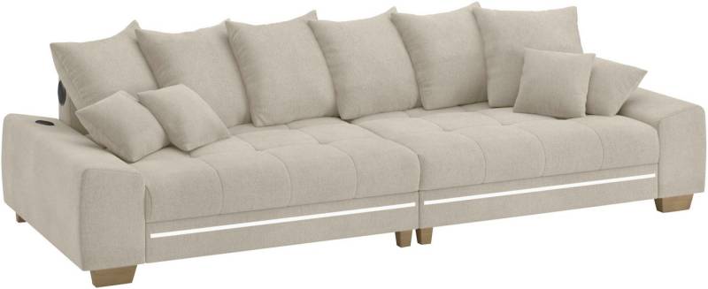 Mr. Couch Big-Sofa Nikita II, RGB-LED, Bluetooth-Soundsystem, wahlweise mit Kaltschaum von Mr. Couch