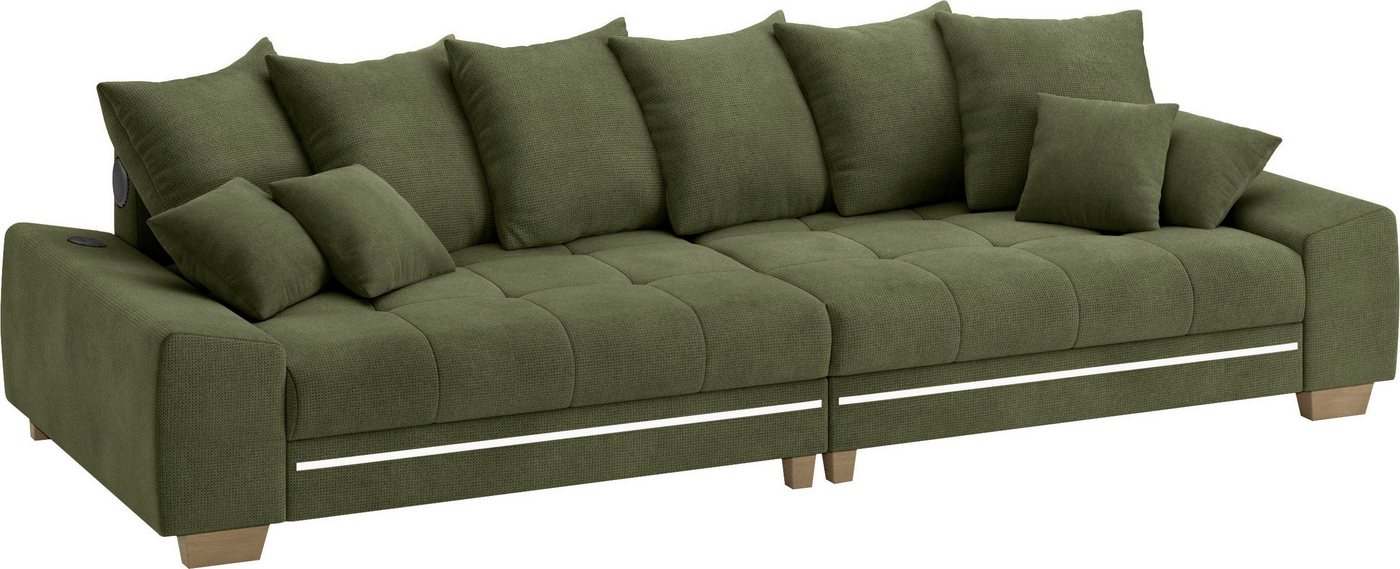 Mr. Couch Big-Sofa Nikita II, mit RGB-LED, Bluetooth-Soundsystem, Kaltschaum von Mr. Couch