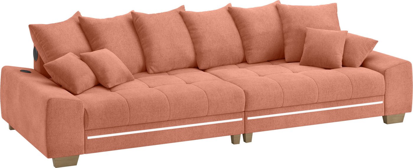 Mr. Couch Big-Sofa Nikita II, mit RGB-LED, Bluetooth-Soundsystem, Kaltschaum von Mr. Couch