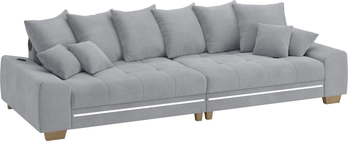 Mr. Couch Big-Sofa Nikita II, mit RGB-LED, Bluetooth-Soundsystem, Kaltschaum von Mr. Couch