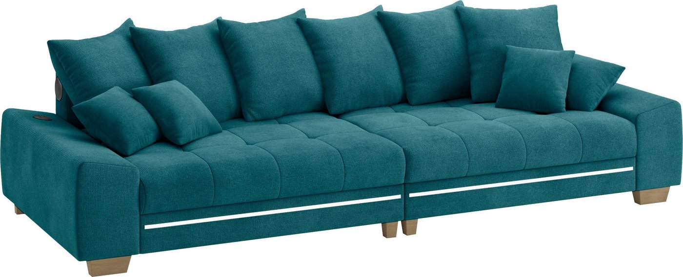 Mr. Couch Big-Sofa Nikita II, mit RGB-LED, Bluetooth-Soundsystem, Kaltschaum von Mr. Couch