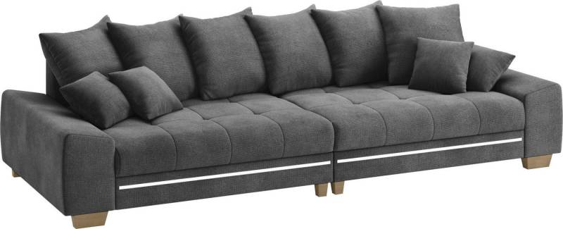 Mr. Couch Big-Sofa Nikita II, mit RGB-LED Beleuchtung, wahlweise mit Kaltschaum von Mr. Couch