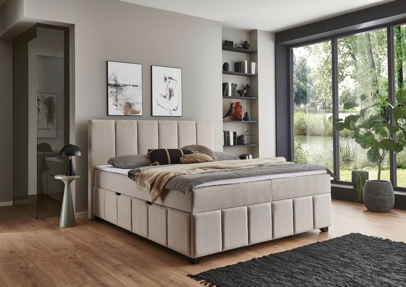 INOSIGN Boxbett Bellah inkl. Bettkasten, erhältlich in der Breite 180x200cm, inkl. PU-Schaum-Topper INOSIGN Boxbett Bellah inkl. Bettkasten, erhältlich in der Breite 180x200cm, inkl. PU-Schaum-Topper von INOSIGN