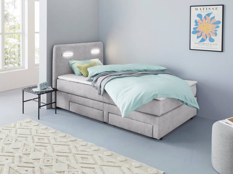 INOSIGN Boxbett Luan, Schubkästen, LED-Beleuchtung und Topper, in Breite 120 cm und 180 cm INOSIGN Boxbett Luan, Schubkästen, LED-Beleuchtung und Topper, in Breite 120 cm und 180 cm von INOSIGN