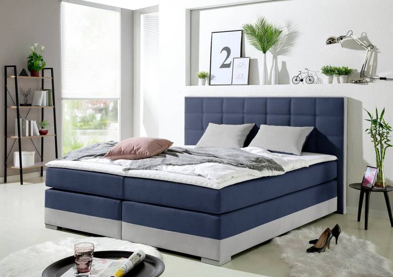 INOSIGN Boxspringbett, inklusive Topper und Wendekissen von INOSIGN
