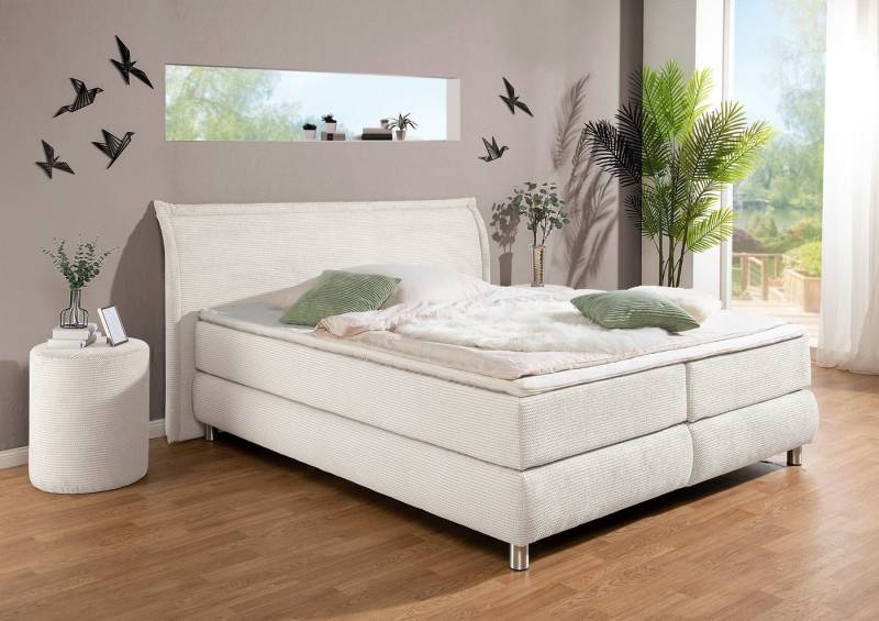 INOSIGN Boxspringbett "Coloma" erhältlich in H2, H3 oder H4 inkl. Topper, in H2, H3 oder H4 erhältlich von INOSIGN