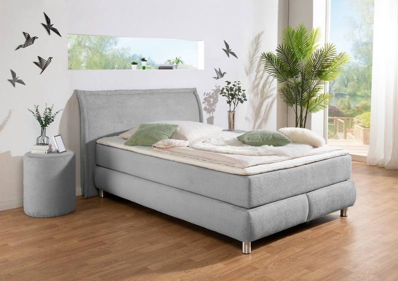 INOSIGN Boxspringbett "Coloma" erhältlich in H2, H3 oder H4 inkl. Topper, in H2, H3 oder H4 erhältlich von INOSIGN