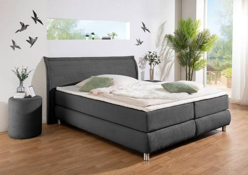 INOSIGN Boxspringbett "Coloma" erhältlich in H2, H3 oder H4 inkl. Topper, in H2, H3 oder H4 erhältlich von INOSIGN