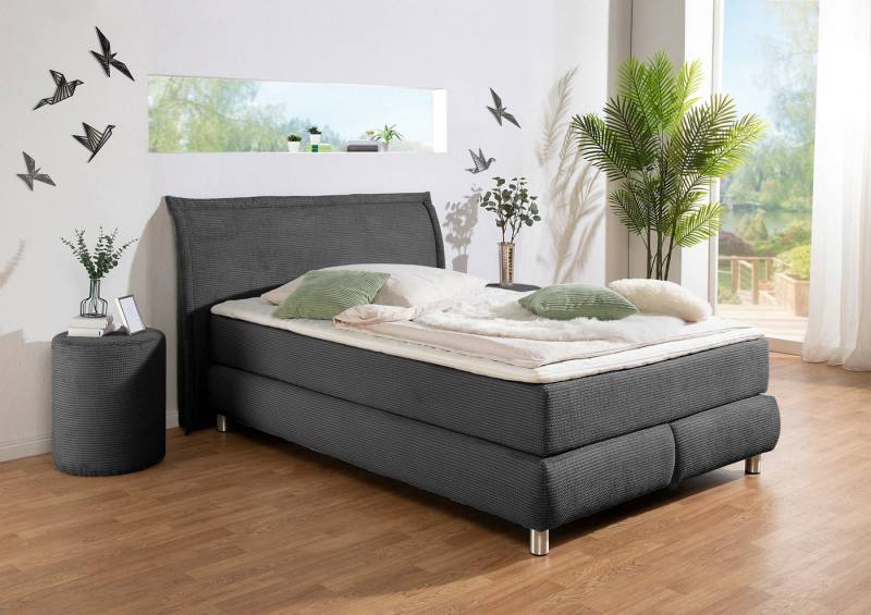 INOSIGN Boxspringbett "Coloma" erhältlich in H2, H3 oder H4 inkl. Topper, in H2, H3 oder H4 erhältlich von INOSIGN