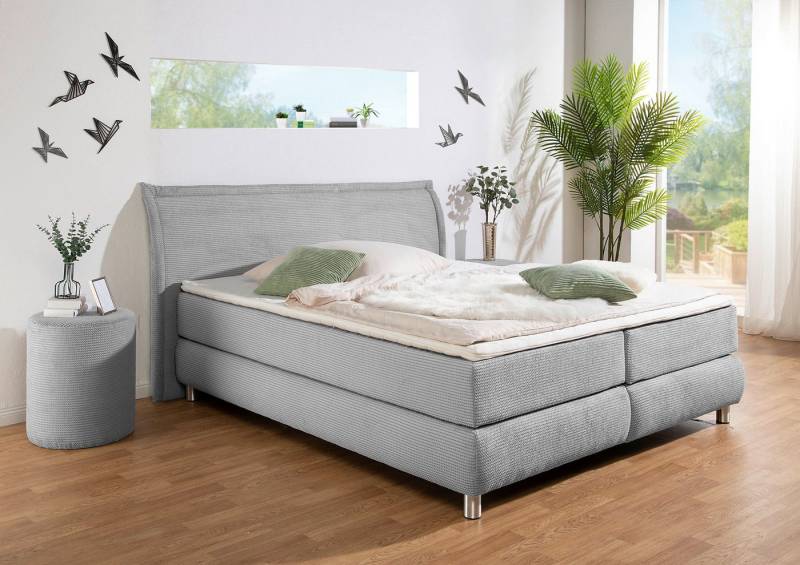 INOSIGN Boxspringbett "Coloma" erhältlich in H2, H3 oder H4 inkl. Topper, in H2, H3 oder H4 erhältlich von INOSIGN