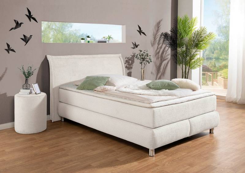 INOSIGN Boxspringbett "Coloma" erhältlich in H2, H3 oder H4 inkl. Topper, in H2, H3 oder H4 erhältlich von INOSIGN