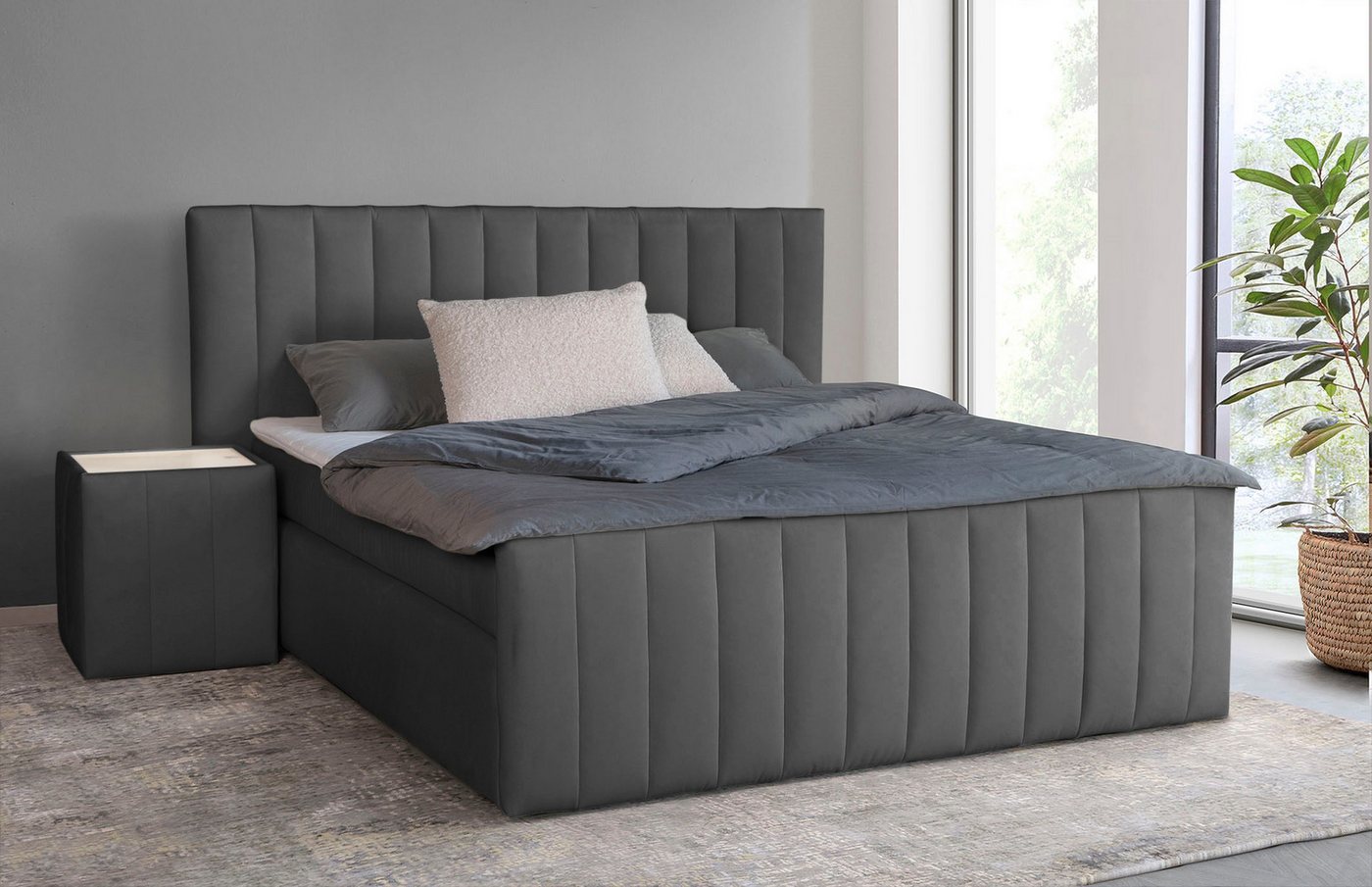 INOSIGN Boxspringbett Effy inkl. Bettkasten und Topper, erhältlich in der Breite 180x200cm, wahlweise in H3 oder H4 wählbar INOSIGN Boxspringbett Effy inkl. Bettkasten und Topper, erhältlich in der Breite 180x200cm, wahlweise in H3 oder H4 wählbar von INOSIGN