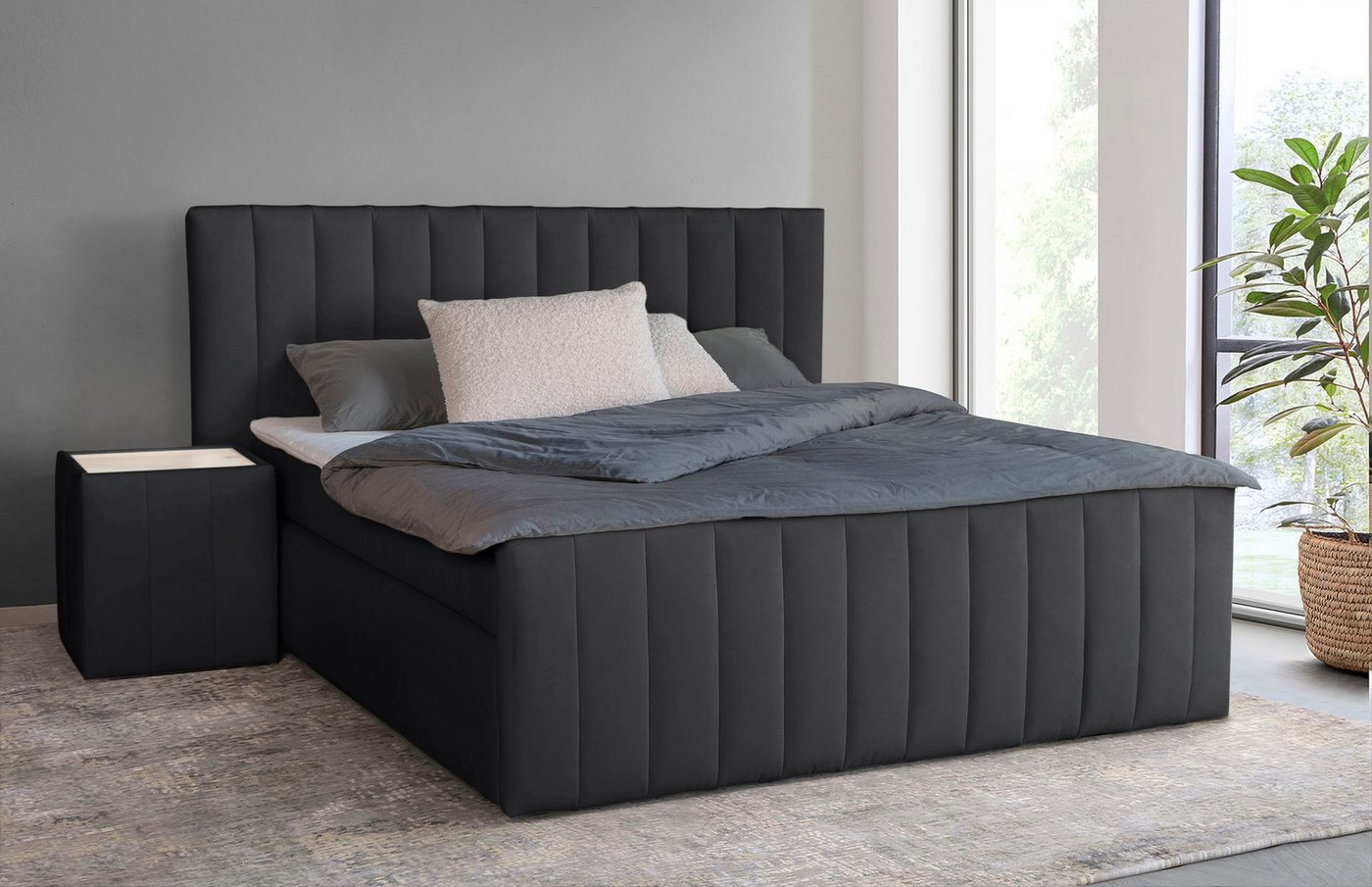 INOSIGN Boxspringbett Effy inkl. Bettkasten und Topper, erhältlich in der Breite 180x200cm, wahlweise in H3 oder H4 wählbar INOSIGN Boxspringbett Effy inkl. Bettkasten und Topper, erhältlich in der Breite 180x200cm, wahlweise in H3 oder H4 wählbar von INOSIGN
