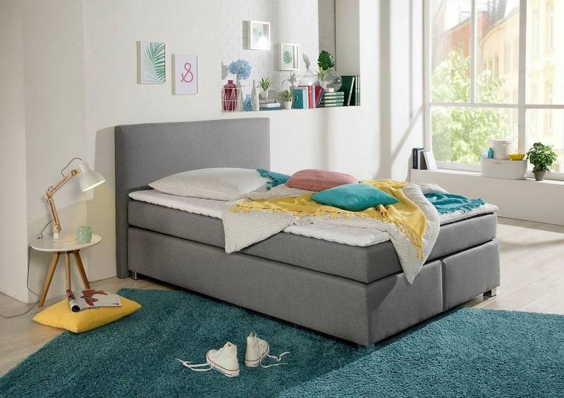 INOSIGN Boxspringbett Eliana, inkl. Topper, in 4 Breiten, 3 Matratzenarten und 2 Härtegraden von INOSIGN