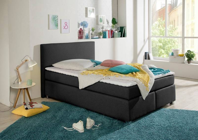 INOSIGN Boxspringbett Eliana, inkl. Topper, in 4 Breiten, 3 Matratzenarten und 2 Härtegraden von INOSIGN