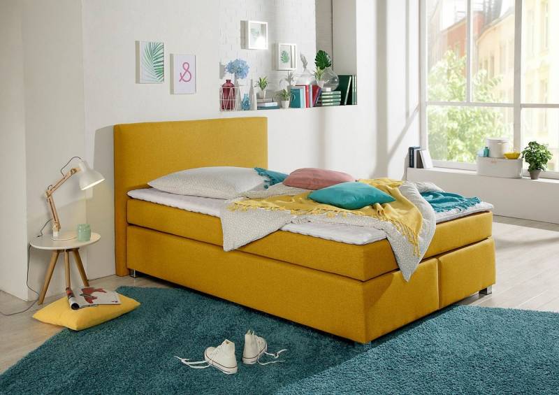INOSIGN Boxspringbett Eliana, inkl. Topper, in 4 Breiten, 3 Matratzenarten und 2 Härtegraden von INOSIGN