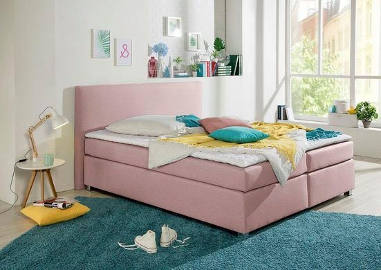 INOSIGN Boxspringbett Eliana, inkl. Topper, in 4 Breiten, 3 Matratzenarten und 2 Härtegraden von INOSIGN