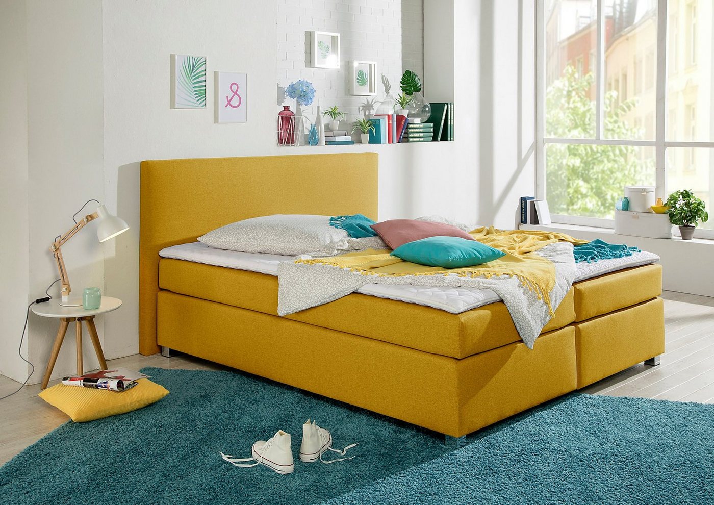 INOSIGN Boxspringbett Eliana, inkl. Topper, in 4 Breiten, 3 Matratzenarten und 2 Härtegraden INOSIGN Boxspringbett Eliana, inkl. Topper, in 4 Breiten, 3 Matratzenarten und 2 Härtegraden von INOSIGN