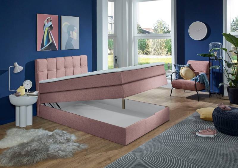 INOSIGN Boxspringbett Fornoli, inkl. Topper und Bettkasten, H3 in zwei Matratzenarten von INOSIGN
