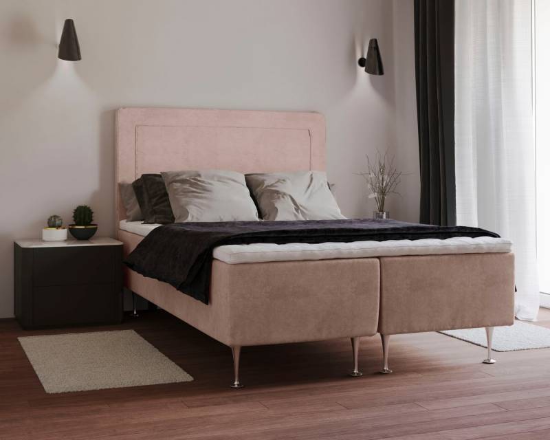 INOSIGN Boxspringbett Hacer, Topper, H2 oder H3 und in Breiten 70,80,90,120,140,160,180 wählbar von INOSIGN