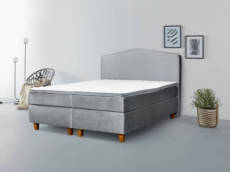 INOSIGN Boxspringbett Jalma, Füße aus massiver Birke , Inkl. Topper INOSIGN Boxspringbett Jalma, Füße aus massiver Birke , Inkl. Topper von INOSIGN