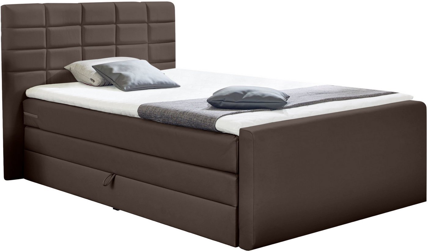 INOSIGN Boxspringbett Lethbridge, inkl. Bettkasten und Topper, zwei Matratzenarten in H2 INOSIGN Boxspringbett Lethbridge, inkl. Bettkasten und Topper, zwei Matratzenarten in H2 von INOSIGN