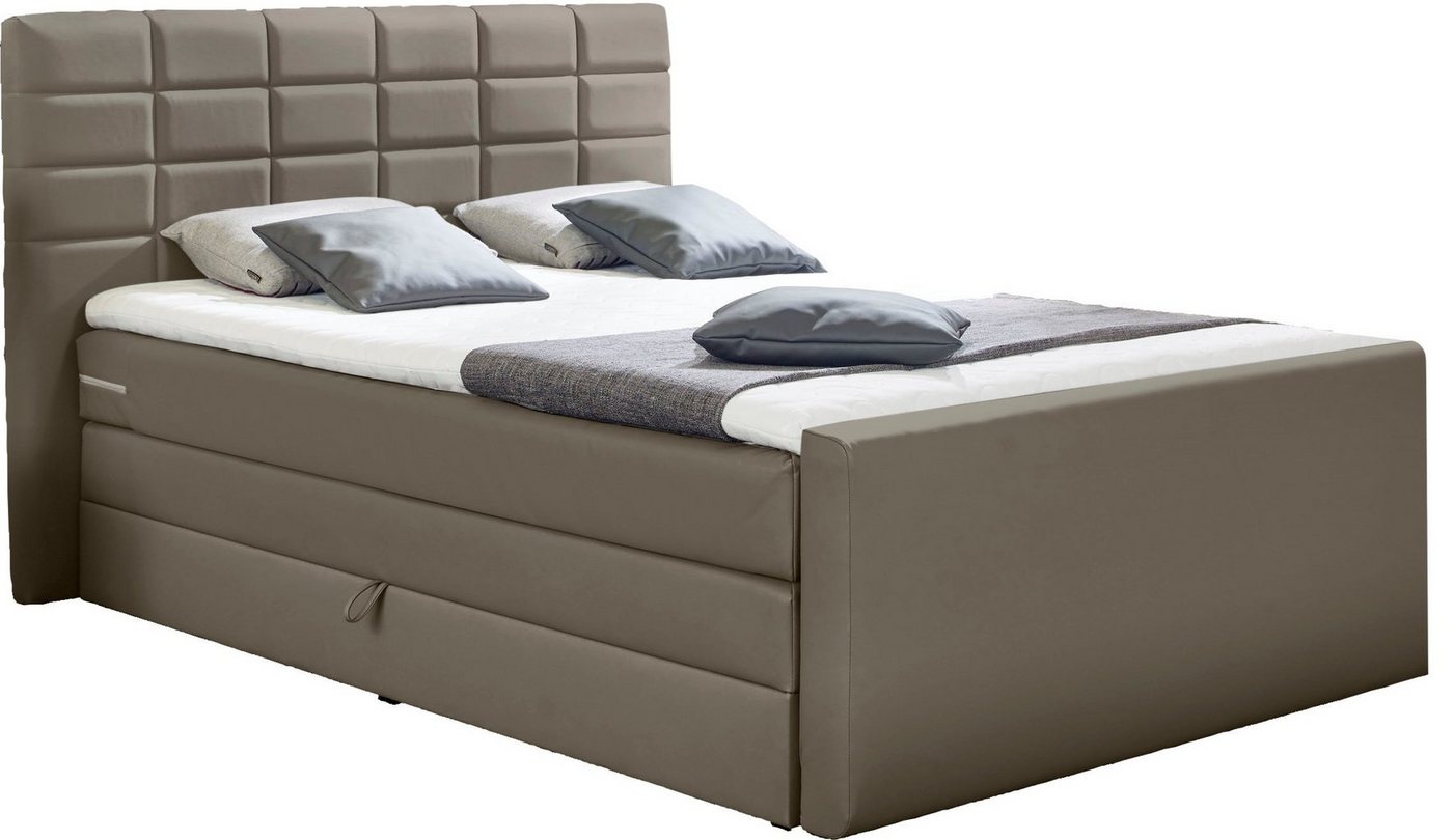 INOSIGN Boxspringbett Lethbridge, inkl. Bettkasten und Topper, zwei Matratzenarten in H2 INOSIGN Boxspringbett Lethbridge, inkl. Bettkasten und Topper, zwei Matratzenarten in H2 von INOSIGN