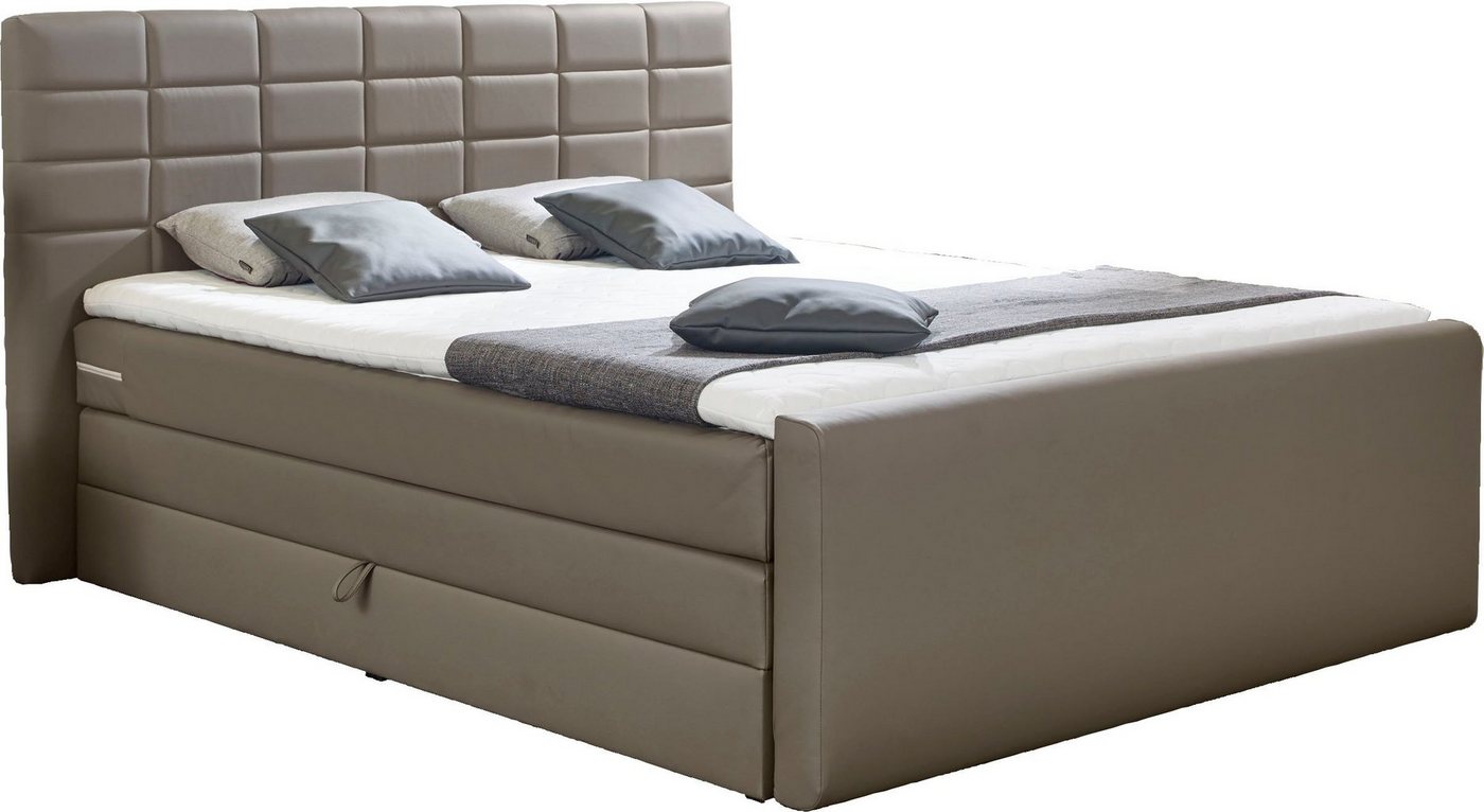 INOSIGN Boxspringbett Lethbridge, inkl. Bettkasten und Topper, zwei Matratzenarten in H2 INOSIGN Boxspringbett Lethbridge, inkl. Bettkasten und Topper, zwei Matratzenarten in H2 von INOSIGN
