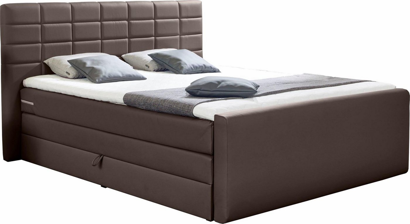 INOSIGN Boxspringbett Lethbridge, inkl. Bettkasten und Topper, zwei Matratzenarten in H2 INOSIGN Boxspringbett Lethbridge, inkl. Bettkasten und Topper, zwei Matratzenarten in H2 von INOSIGN