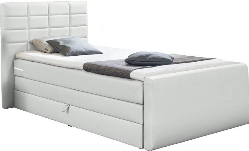 INOSIGN Boxspringbett Lethbridge, inkl. Bettkasten und Topper, zwei Matratzenarten in H2 von INOSIGN